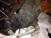 Assembly of the the 1984 RM-250 more goo