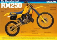 Pictures found online 85 suzuki rm 250 poster