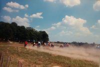 Vintage family photos taken in the early 80s racing action