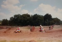 Vintage family photos taken in the early 80s Pat racing 500 nipigon