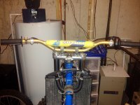 Assembly of the the 1984 RM-250 controls