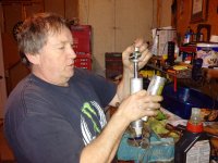 Assembly of the the 1984 RM-250 shock rebuild